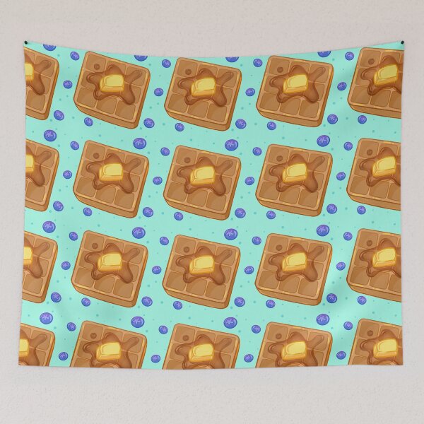 Item preview, Waffle Time Breakfast Pattern designed and sold by GalaxyChicken.