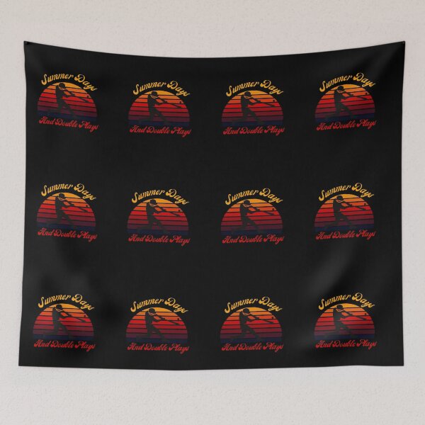 Item preview, summer days and double plays designed and sold by Hey-Nice-Shirt.
