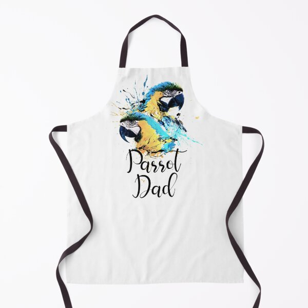 Item preview, Color Splatter Parrots Parrot Dad White designed and sold by Alienphysique.