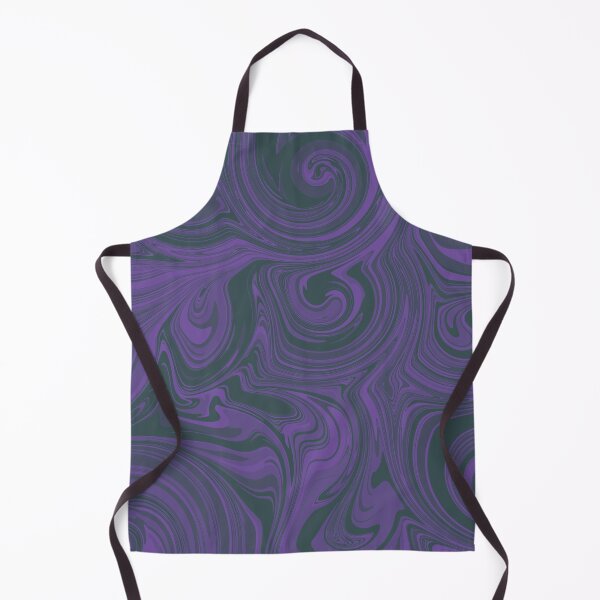 Aperçu de l'œuvre Conception Swirly vert violet créée et vendue par InspireArts.