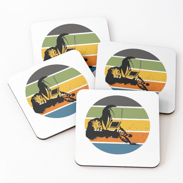 Item preview, Welder Welding Retro Sunset Gift designed and sold by fungear.