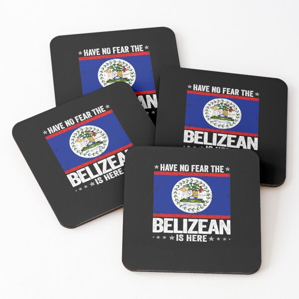 Item preview, Have No Fear The Belizean Is Here  Belize Flag Design designed and sold by JJDzignsShop.