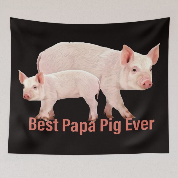 Item preview, Best Papa Pig Ever designed and sold by JAZTshirt.