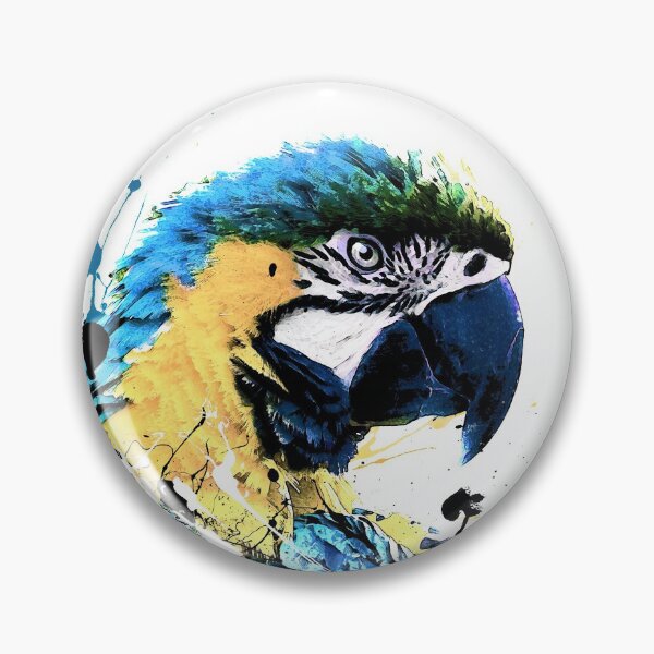 Item preview, Color Splatter Parrots Parrot Mum White designed and sold by Alienphysique.