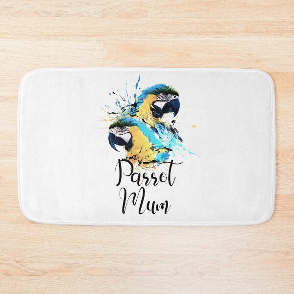 Item preview, Color Splatter Parrots Parrot Mum White designed and sold by Alienphysique.