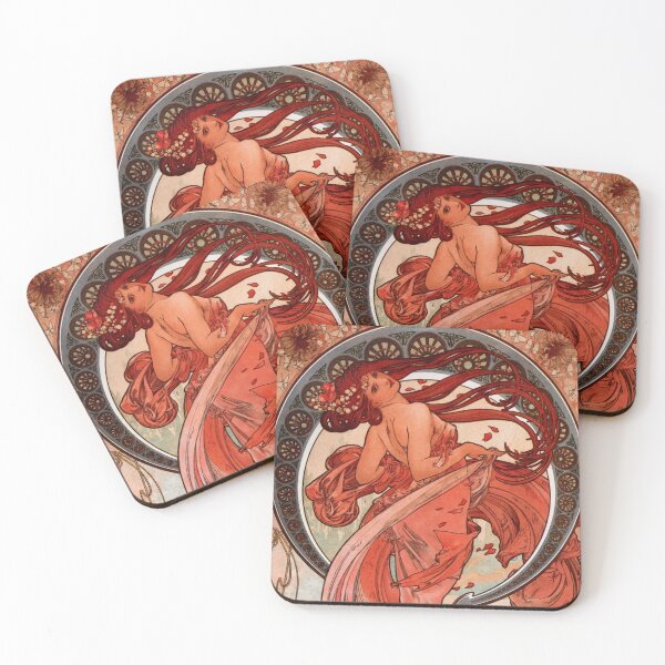 Item preview, Dance by Alphonse Mucha designed and sold by IndieArtDream.