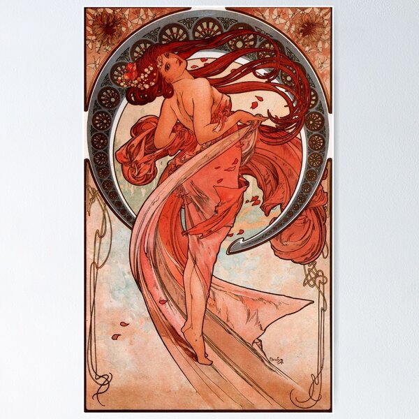 Artikel-Vorschau von Tanz von Alphonse Mucha, designt und verkauft von IndieArtDream.