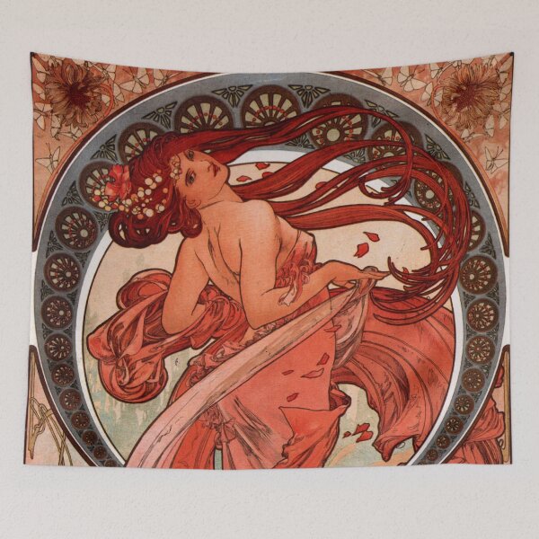 Item preview, Dance by Alphonse Mucha designed and sold by IndieArtDream.