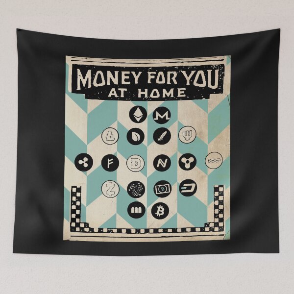 Item preview, Defi | Crypto coin | Vintage | Money for you | Blue  designed and sold by spinolator.