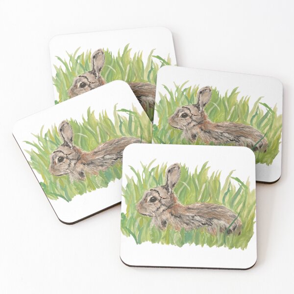 Item preview, Rabbit in Grass designed and sold by 1000Words-Emily.