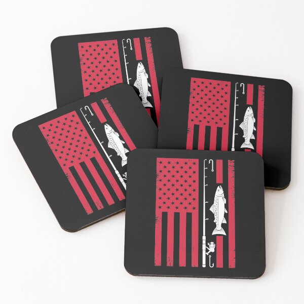 Item preview, American Flag Fishing - Vintage Fishing  designed and sold by Full Moon.