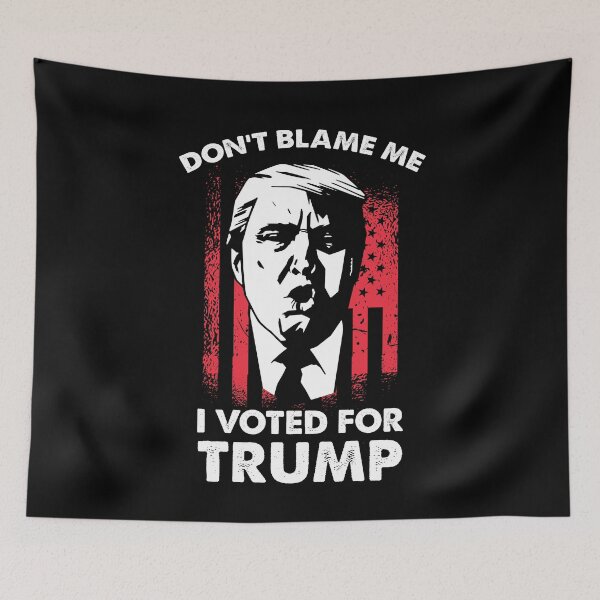 Item preview, Don't Blame Me I Voted For Trump Distressed Vintage Flag designed and sold by thegoodplan.