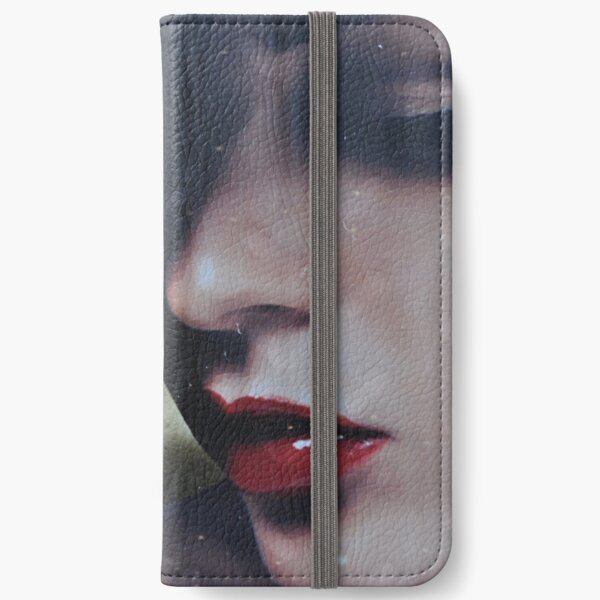 a moody lady iPhone Wallet