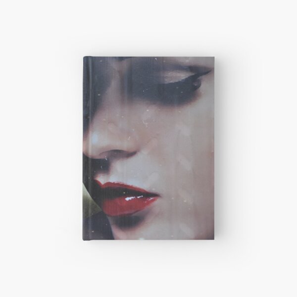 a moody lady Hardcover Journal