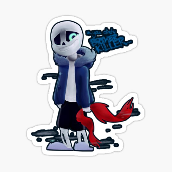 Dust Sans Sticker Sticker for Sale by MiniTheCat