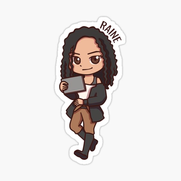 Raine Chibi (with name) Sticker