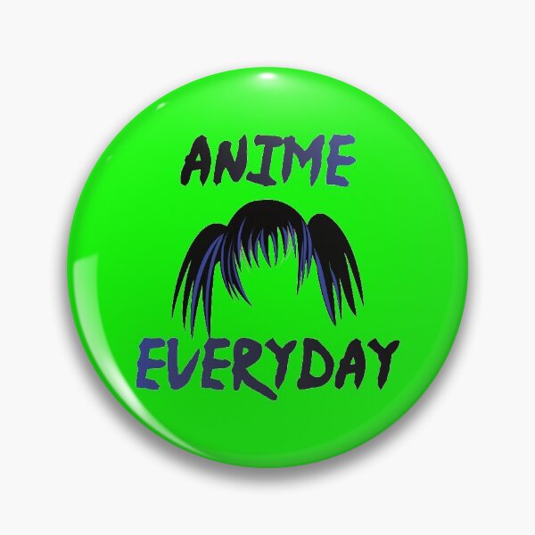 Item preview, Anime Everyday. Blue Black Print designed and sold by luvmhykdesigns.