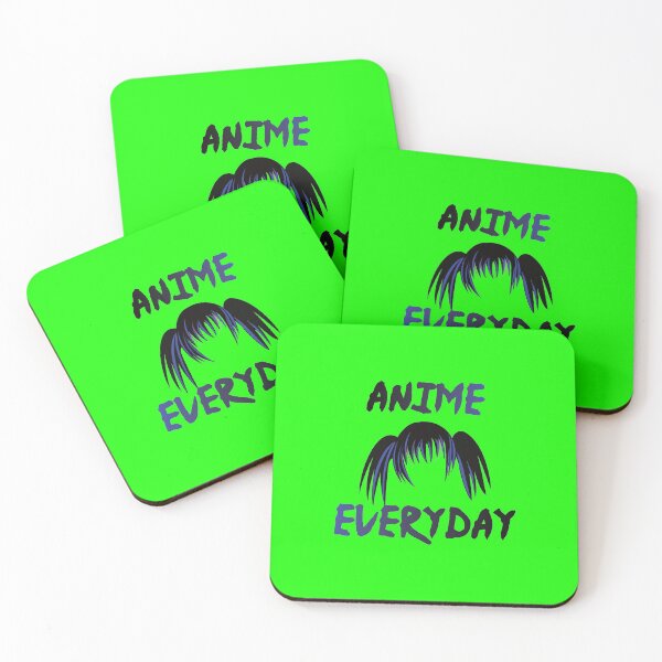 Item preview, Anime Everyday. Blue Black Print designed and sold by luvmhykdesigns.