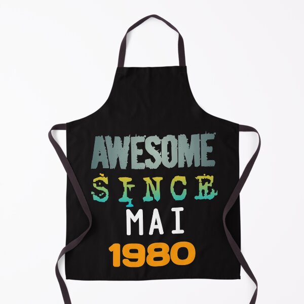 Item preview, Copy of Retro vintage birthday vintage AWESOME since mai 1980 gift designed and sold by MouhamedMadani.