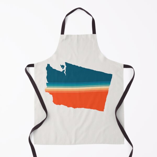 Item preview, Washington State Retro Map designed and sold by Texterns.