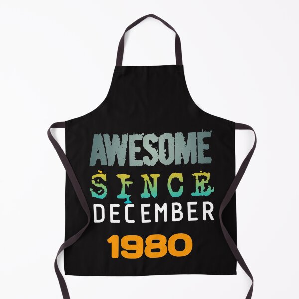 Item preview, Copy of Copy of Retro vintage birthday vintage AWESOME since December 1980 gift designed and sold by MouhamedMadani.