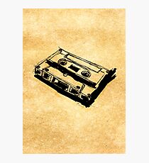 Retro Cassette Tape Photographic Print