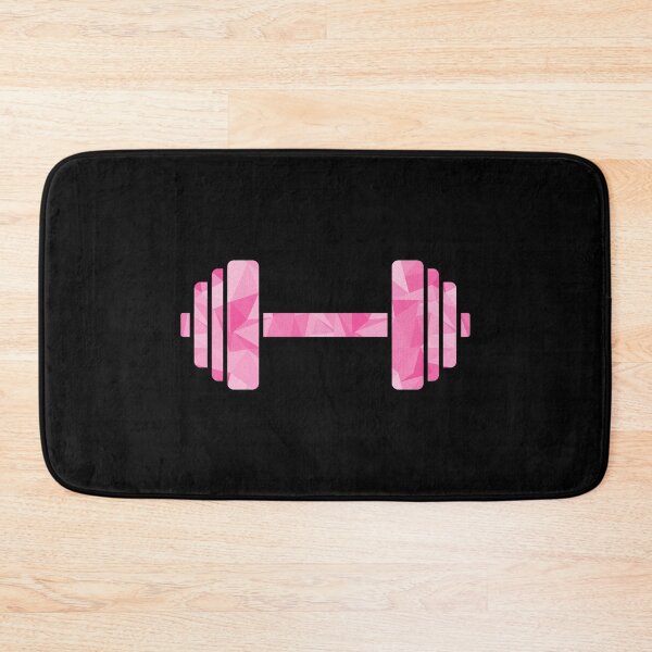 Item preview, Barbell Workout Icon - Pink Triangle Pattern designed and sold by dylanxh.