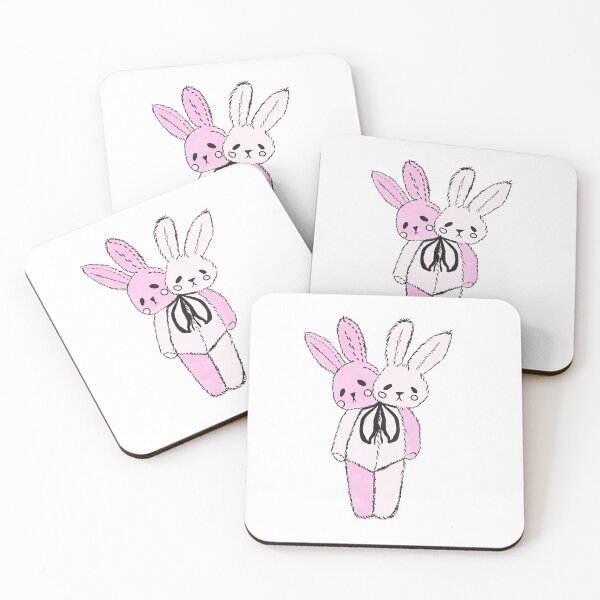 Item preview, Pastel Patchwork Bunny Two Heads designed and sold by LunaXinian.