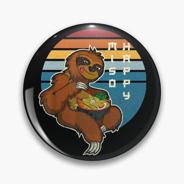 Item preview, Miso Happy Sloth | Miso Happy | Happy Sloth | designed and sold by Tasha McGlashan.