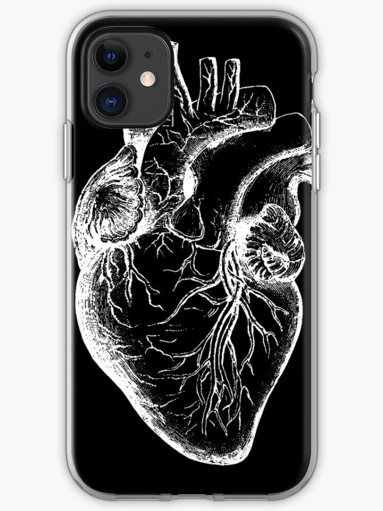 Vintage Anatomie Anatomisches Herz Iphone Hulle Cover Von Lafayettecanada Redbubble