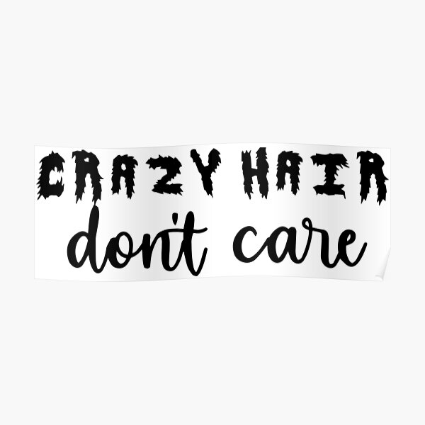 Crazy Hair Posters Redbubble - rainbow crazy hair roblox