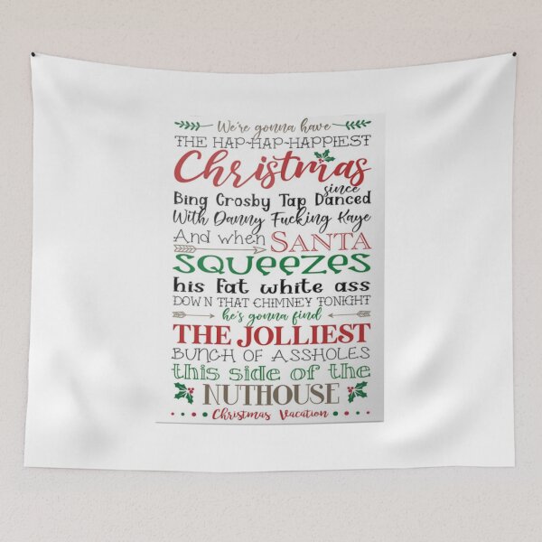 Item preview, We're Gonna Have The Hap Hap Happiest Christmas Poster designed and sold by JurgenPSange.
