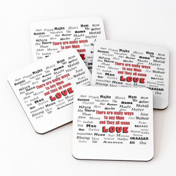 Item preview, Many ways to say Mom and all mean love  designed and sold by SirReel.