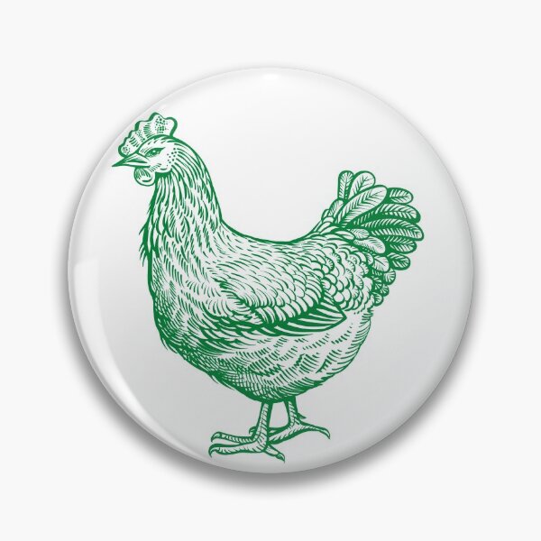 Item preview, Farm Hen -Green Color Design - designed and sold by Red-ElYoubi.
