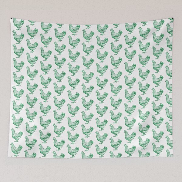 Item preview, Farm Hen -Green Color Design - designed and sold by Red-ElYoubi.