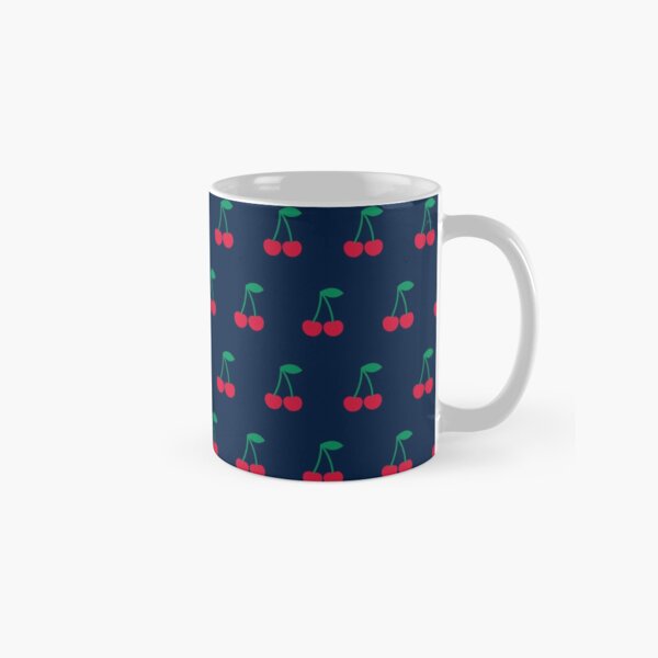 Item preview, cherries - dark blue designed and sold by littlearrow.
