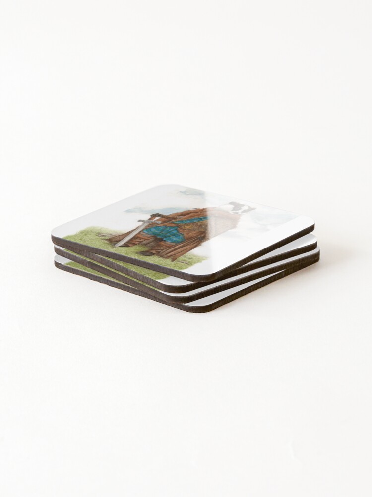 Thumbnail 4 of 5, Coasters (Set of 4), Badger MacLeod designed and sold by Reymonkey.
