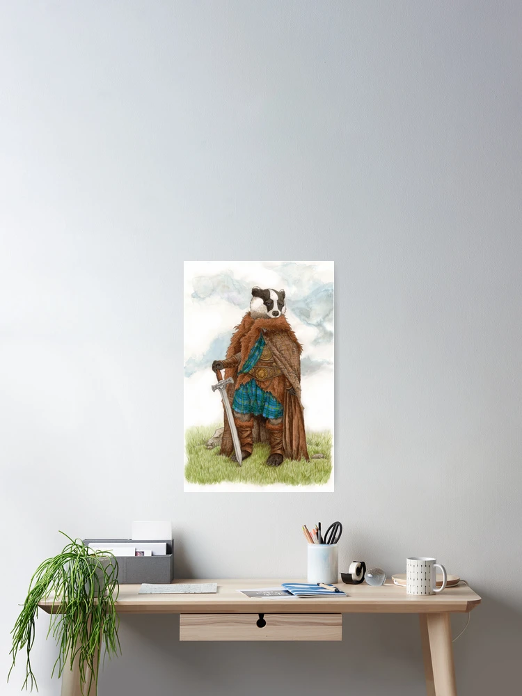 Thumbnail 2 of 3, Poster, Badger MacLeod designed and sold by Rey Mehlhorn.