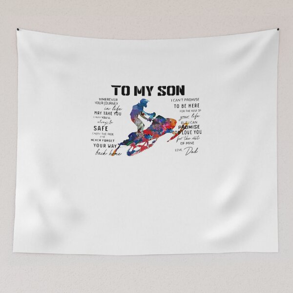 Item preview, Snowmobile Dad To My Son Love You Colors designed and sold by CarolineJonas.