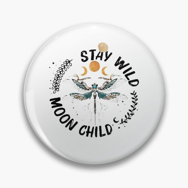 Item preview, Stay Wild Moon Child Dragonfly designed and sold by CarolineJonas.