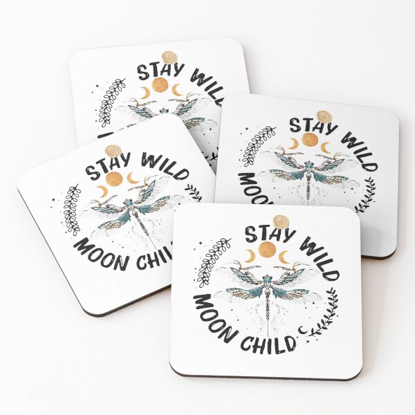 Item preview, Stay Wild Moon Child Dragonfly designed and sold by CarolineJonas.