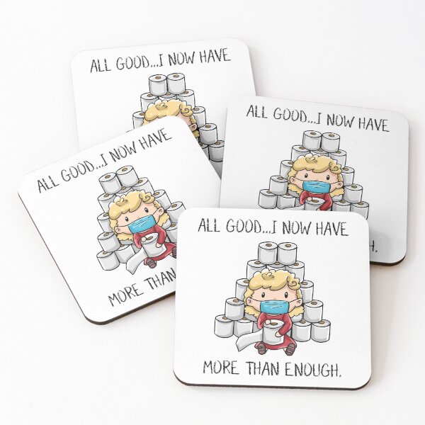 Item preview, All Good I Now Have More Than Enough Pandemic Tissue Hoarding Funny Shirt Mug Design  designed and sold by niftyhub.