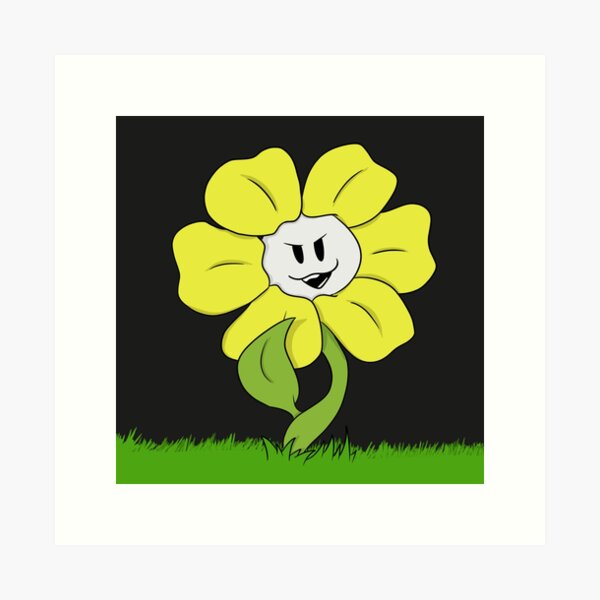 Undertale: Flowey Art Print by Randomleafy