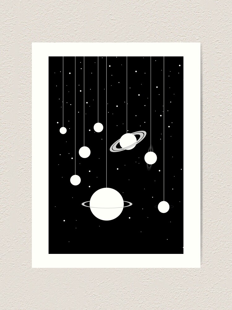 Alternate view of Planets Art Print