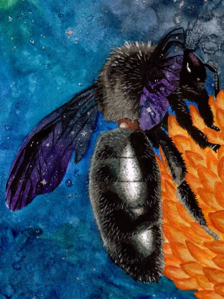 Thumbnail 5 of 5, iPhone Case, Galaxy Bee designed and sold by Rey Mehlhorn.