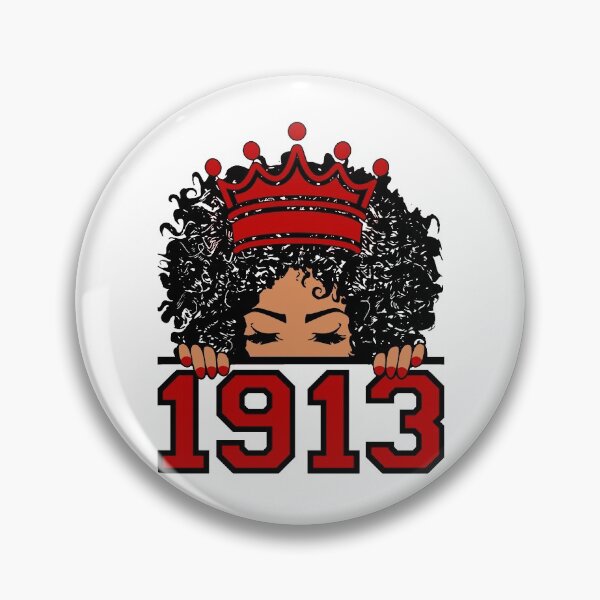 Artikelvorschau, Deltas African 1913 Sorority Crown Afro Haar entworfen und verkauft von suppershirts.