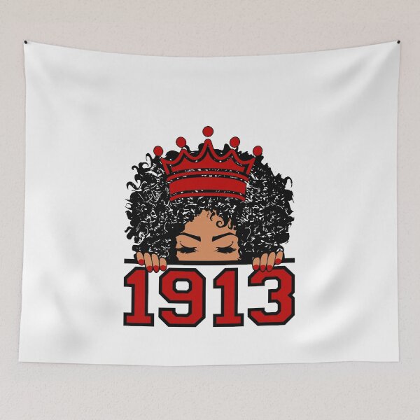 Item preview, Deltas African 1913 Sorority Crown Afro Hair designed and sold by suppershirts.