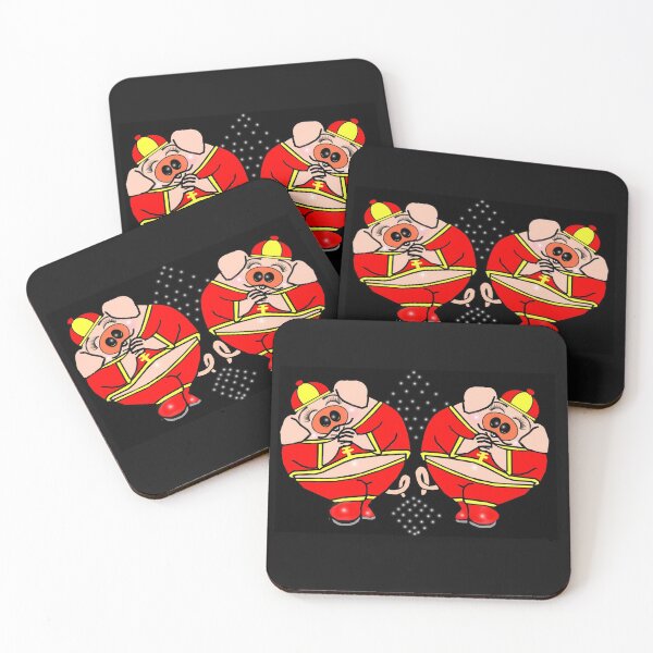 Item preview, Happy Pigs  designed and sold by Shirley cute art .