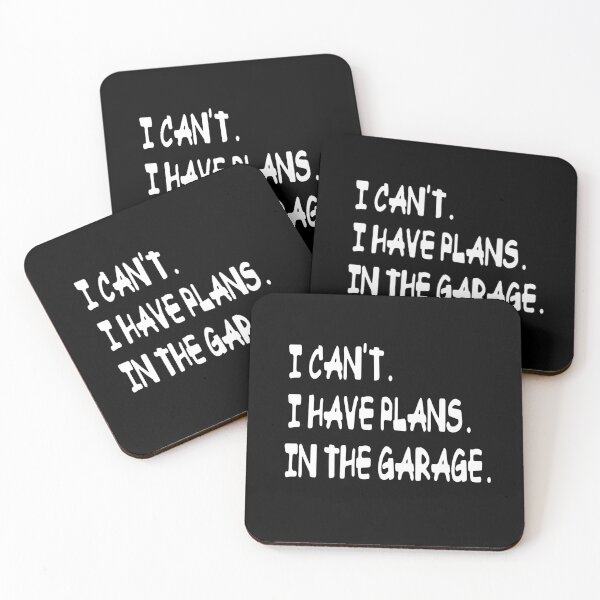 Item preview, I Cant I Have Plans In The Garage Car Mechanic Design Print T-Shirt designed and sold by Dibes94.