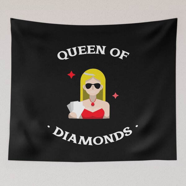 Item preview, Queen Of Diamonds designed and sold by jtechlimitless.